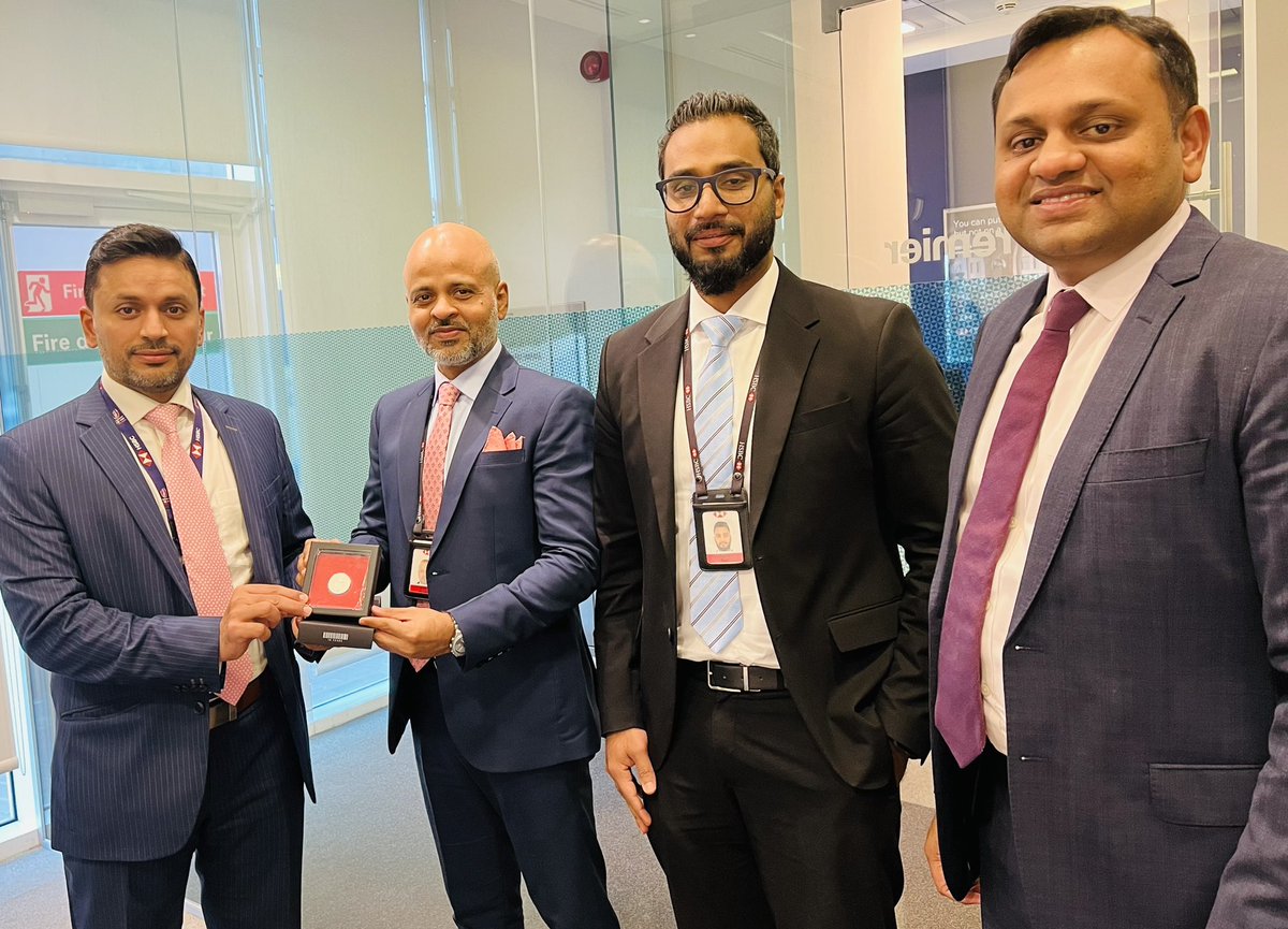 Celebrating 10 years career milestone with #hsbc, I am delighted to receive a service medal.
I look forward to all of the excitement and challenges that lie ahead. 
#alhamdulillah #hsbc #careermilestone
#uaecareers #bankingindustry #wealthmanagement #relationshipmanager