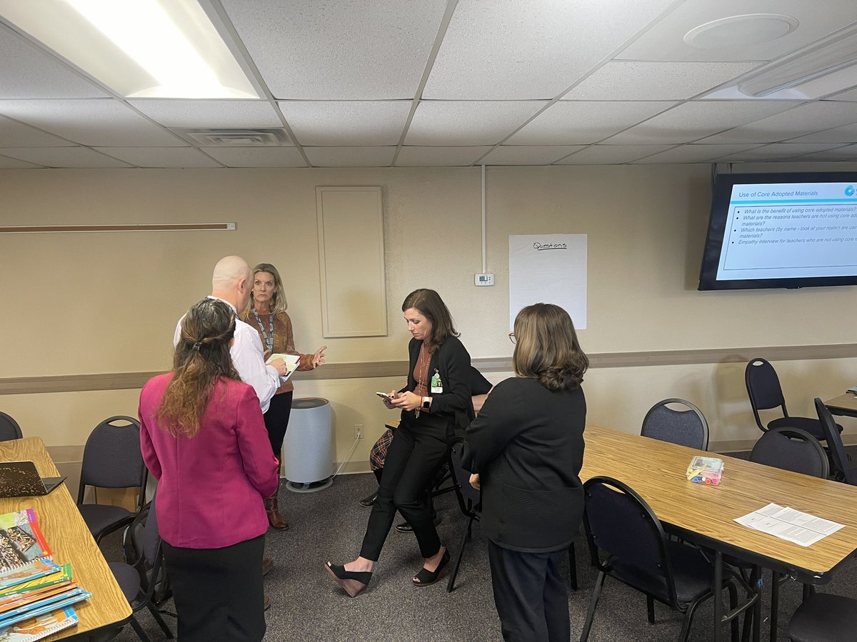 Mrsbelloside's tweet photo. Love seeing our @OsideUSD elementary principals collaborating with our elementary TOSAs on our @BenchmarkEdu curriculum and how it can support ALL of our student’s individual learning needs. https://t.co/zA7i2vYvoV