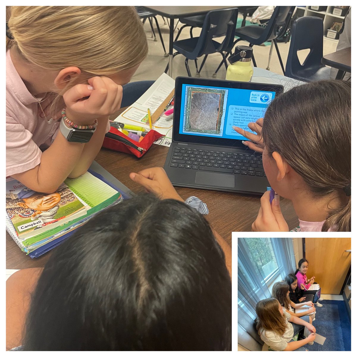 bcampbellmomto4's tweet image. Using CSI to make claims supported by evidence and reasoning. #5thgrade #argumentwriting @EastSide_CCSD