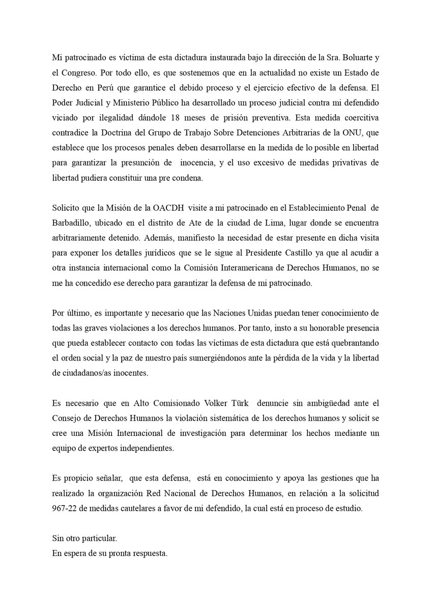 Pedro Castillo Terrones tweet media