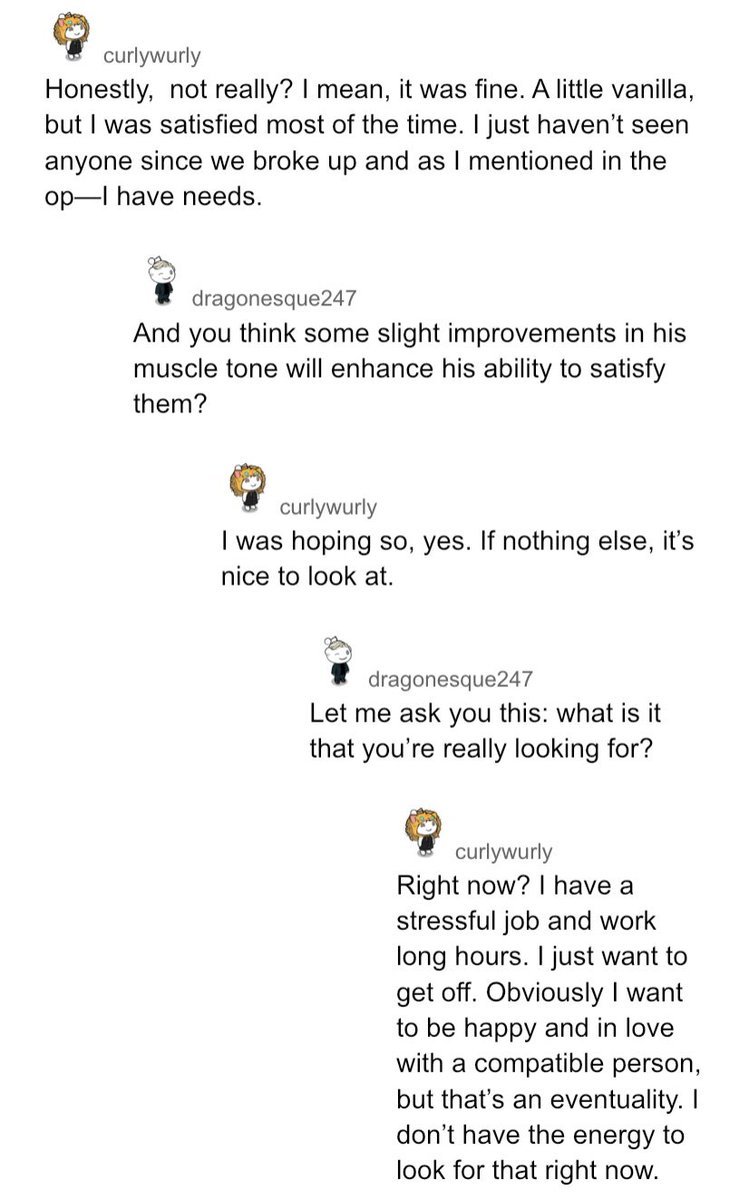 rapunzerelli's tweet image. It’s been months. Hermione’s needs a shag. Is she a terrible person for wanting to ask Ron to help her out after their breakup? She turns to r/relationship_advice for help.

Dramione reddit/text fic 
Might become nsfw 🤷🏼‍♀️