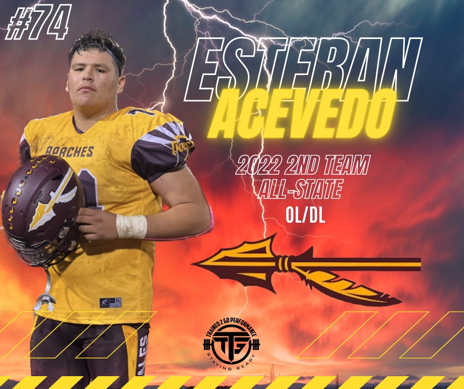 Trained2Go (@trained_2go_) on Twitter photo HWPO! Congratulations to <a href="/Esteban01423366/">Esteban Acevedo</a> on being selected for the 5A 2nd Team All-State! 🥞🥞 HWPO! Congratulations to <a href="/Esteban01423366/">Esteban Acevedo</a> on being selected for the 5A 2nd Team All-State! 🥞🥞