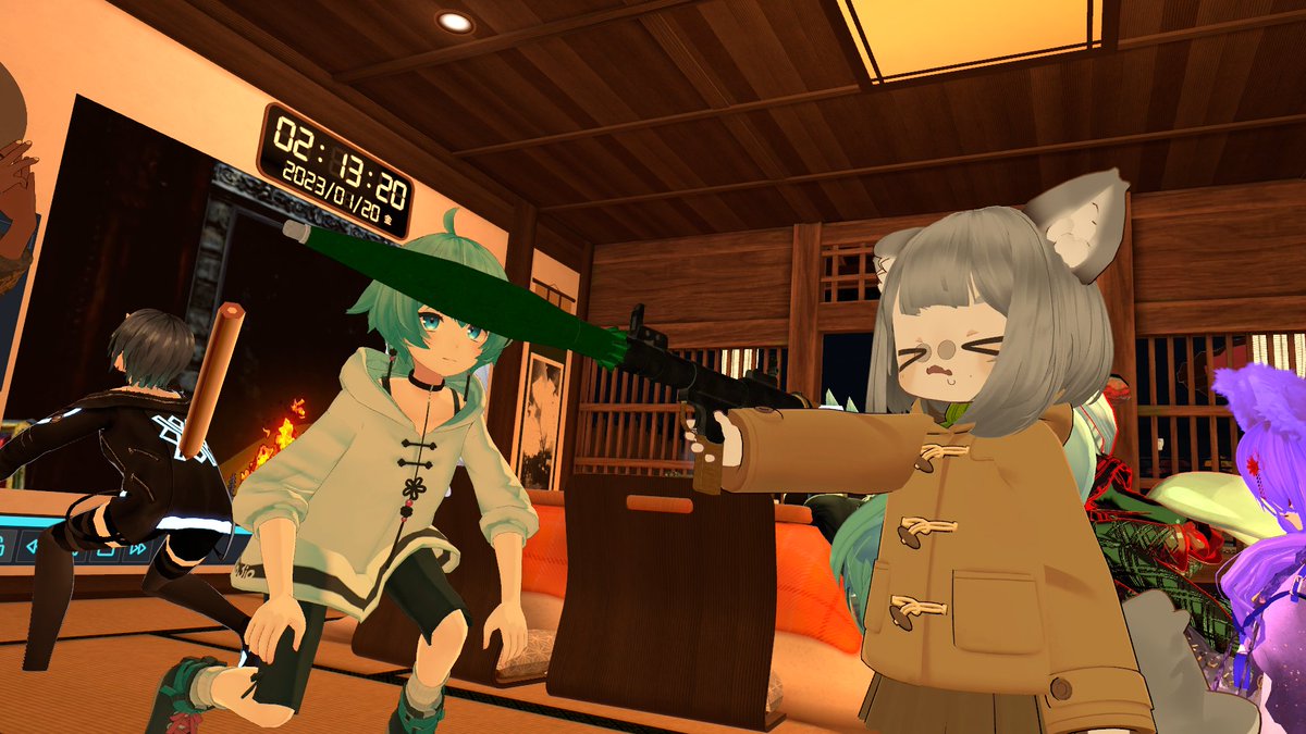 「#川床泥酔部 ①二次会過激派。②もふいまめひなもふもふ部。③④ラナさん作の動画!」|sotyo🦎のイラスト