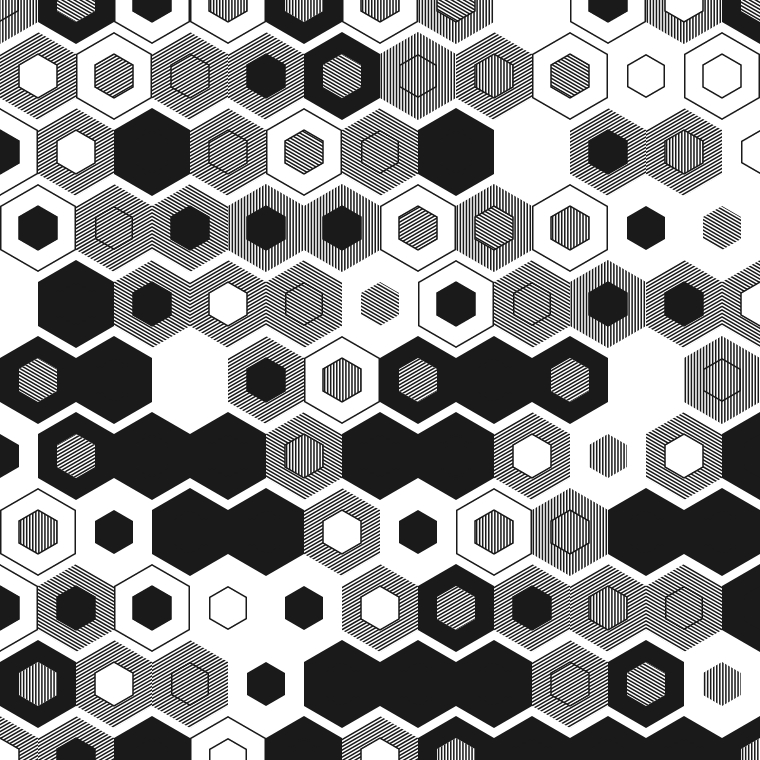 "Black and white" for #genuary19 #genuary I found an old side project, updated the code and turned it black and white.