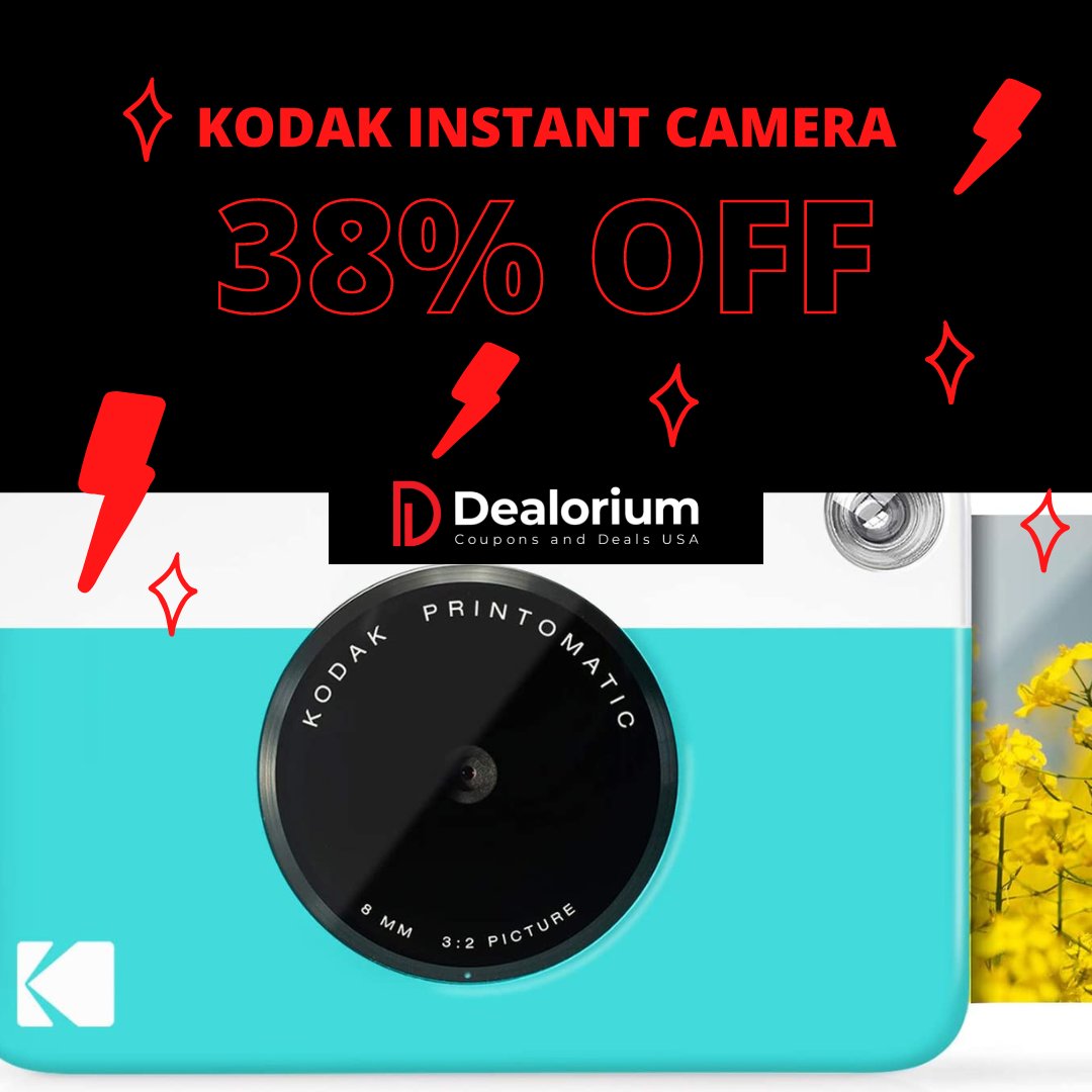 DealoriumDeals's tweet photo. Save 38% off KODAK Printomatic Digital Instant Print Camera!

https://t.co/IuFJHOe3bP

#kodak #instantcamera #cameradeals #photography #dealorium https://t.co/r6oTLv2WAZ