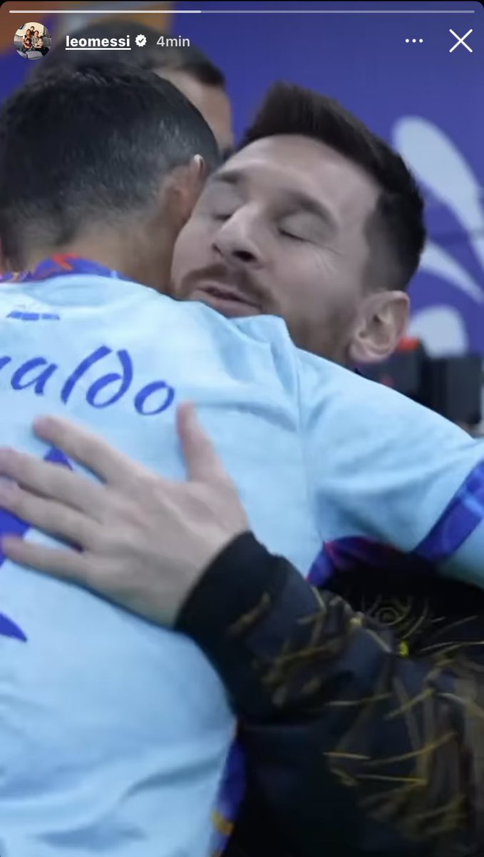 La story Instagram de Léo Messi 🐐🤩