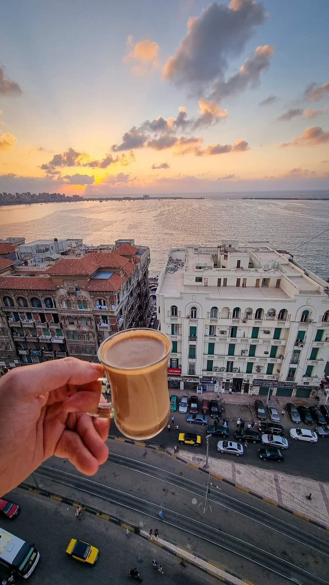 ولون الشوارع وطعم الغرام وسحر المدينة وصوت الترام.. يا اسكندرية 🌦️♥️