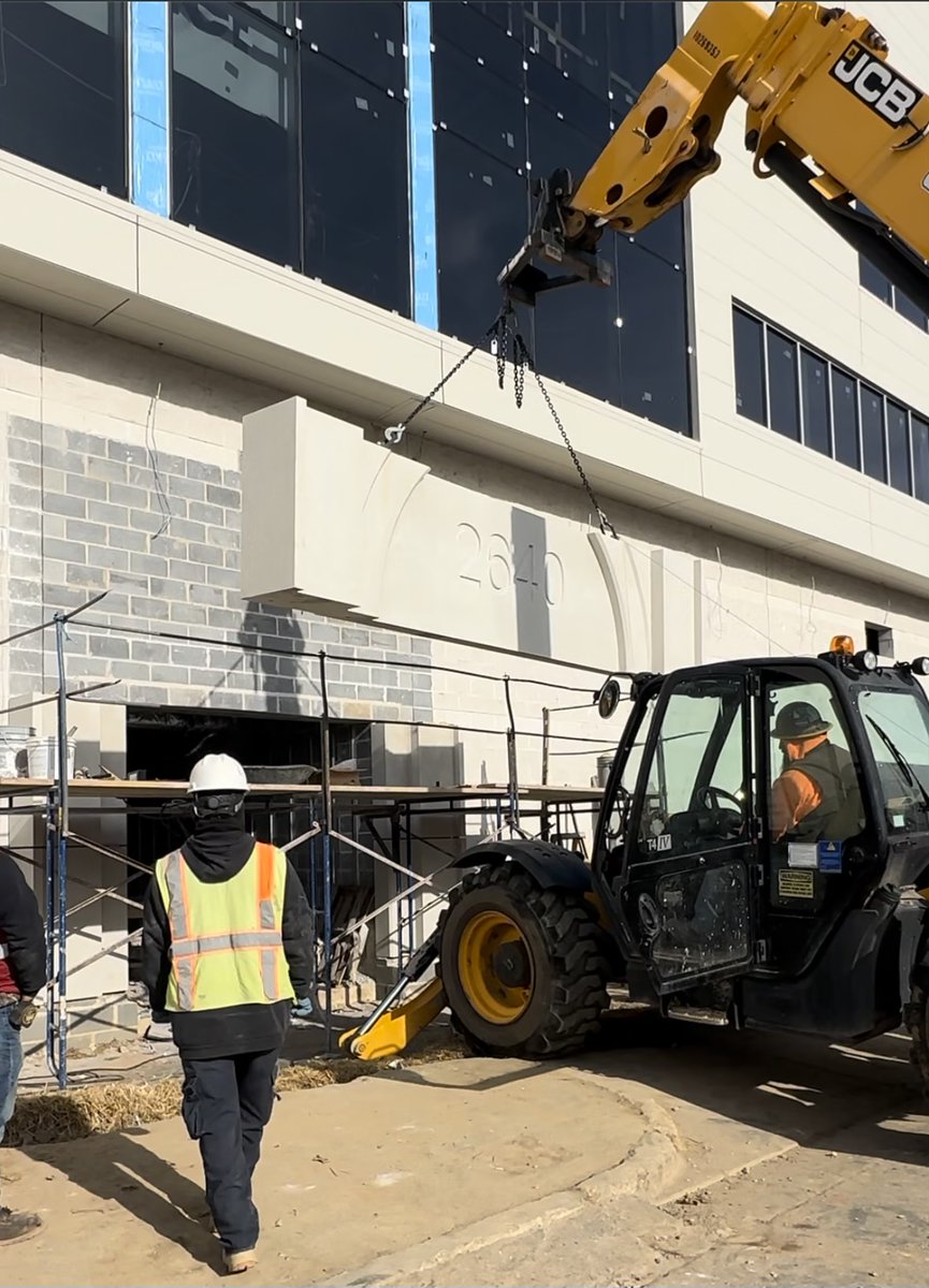 ForresterTweets's tweet photo. Our team installed the precast front entrance at the @STSAChurch this week.
Thank you to all our building partners for their hard work thus far, and particularly to JD Long Masonry for their care and attention to detail in this installation!
#DMVconstruction #Precast https://t.co/LDnpjvsB60