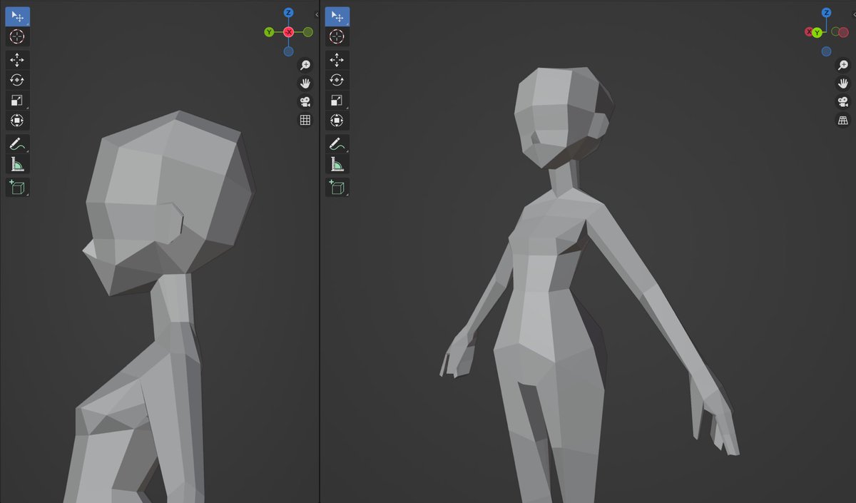 lowpoly character modeling tracing exercise in blender🧍‍♀️

was a lot of fun to do. i’ve been putting off practicing character art a lot but this was actually really enjoyable!

used this reference image to get this done: pin.it/3EthXtl

#Blender3d | #b3d | #3dart