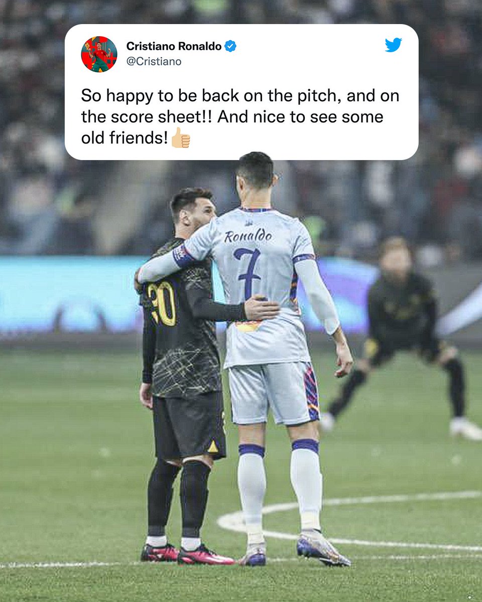 Cristiano Ronaldo: 'Nice to see some old friends!' 🥹❤️