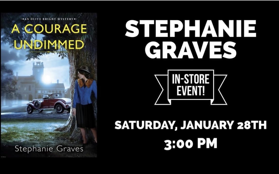 a_goodnight's tweet photo. Houston peeps: I’ll be at @murderbooks next Saturday 1/28! Come chat! https://t.co/O0DeedaUfh