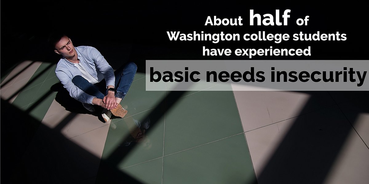 Full report now available ➡️ ow.ly/9OGK50MvA8S 

New survey shows WA college students face stark challenges from #BasicNeedsInsecurity. Learn more in the report from @WSACouncil and @WWU #WAedu @educationlab @hope4college @GatesWA @CollegePromise