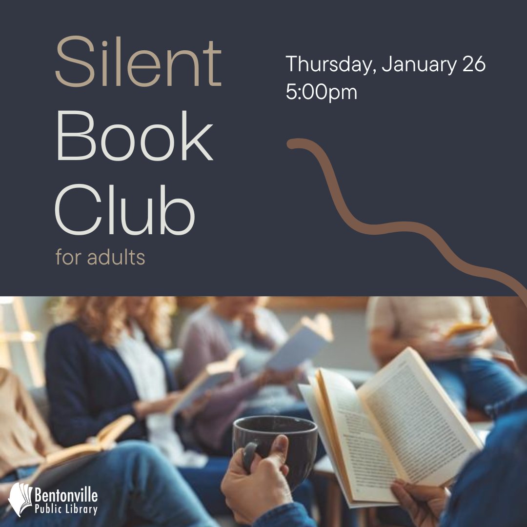 Join us for an hour of quiet reading! Meet in 211 Cafe on Thursday, January 26 at 5:00pm for Silent Book Club where everyone is welcome and there is no assigned reading - you choose what you read! Registration is not required.
#BPL #Library #SilentBC #bookclub #adults