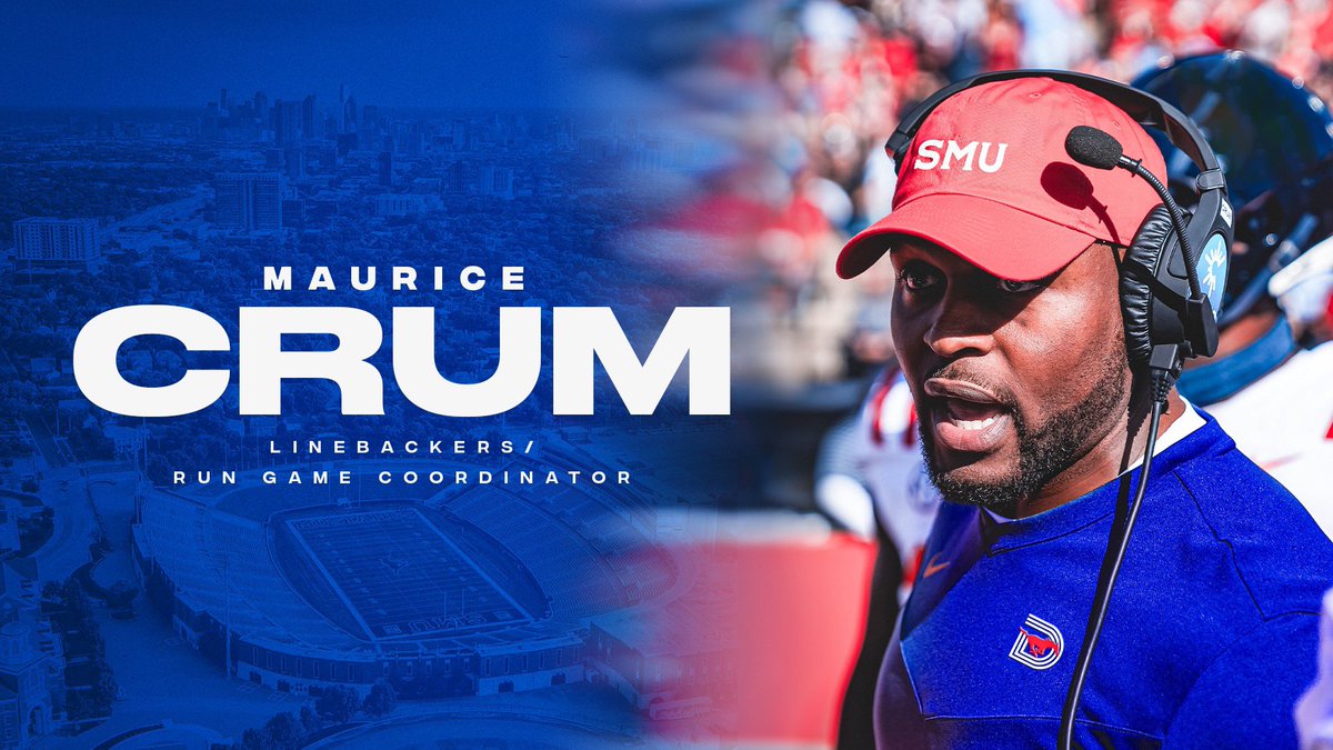 Welcome to the 214, <a href="/CoachMoCrum/">Maurice C. Crum Jr.</a>!

📰: smumustangs.com/news/2023/1/19…