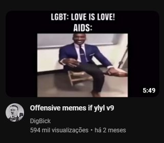 Bad Youtube content tweet media