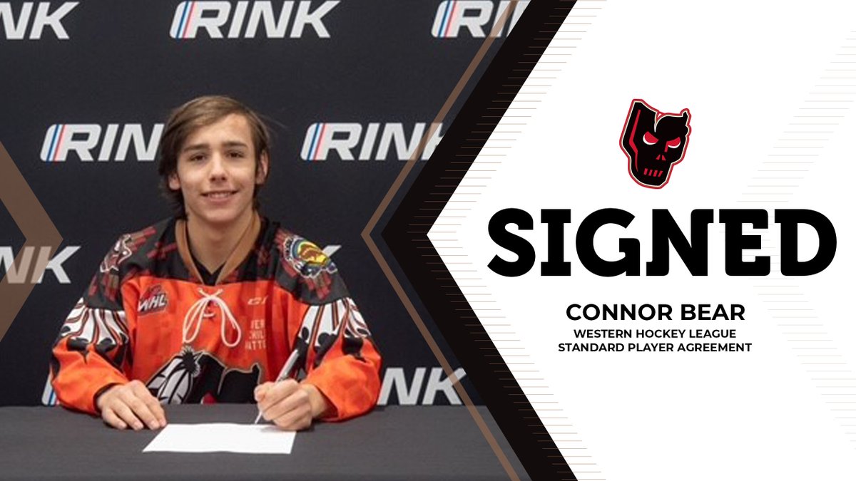 NEWS: The Calgary Hitmen have signed forward Connor Bear to a WHL Standard Player Agreement✍️

Welcome to the club, Connor! 

Details 📎  hmen.co/3whoQRG