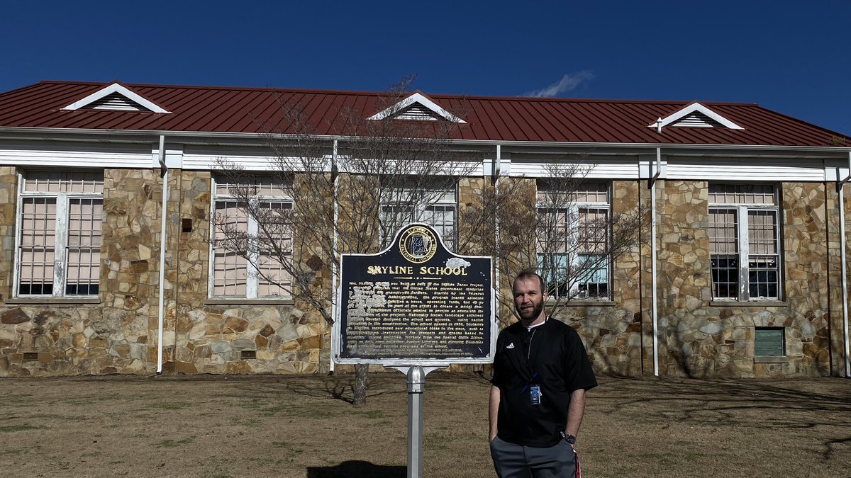 He’s back! I enjoyed visiting with Josh Wright in his new position as Principal at Skyline School. The elementary building was erected in 1934 and is occupied today. 
Skyline is the definition of community. Mr. Wright and staff are and will do great things.