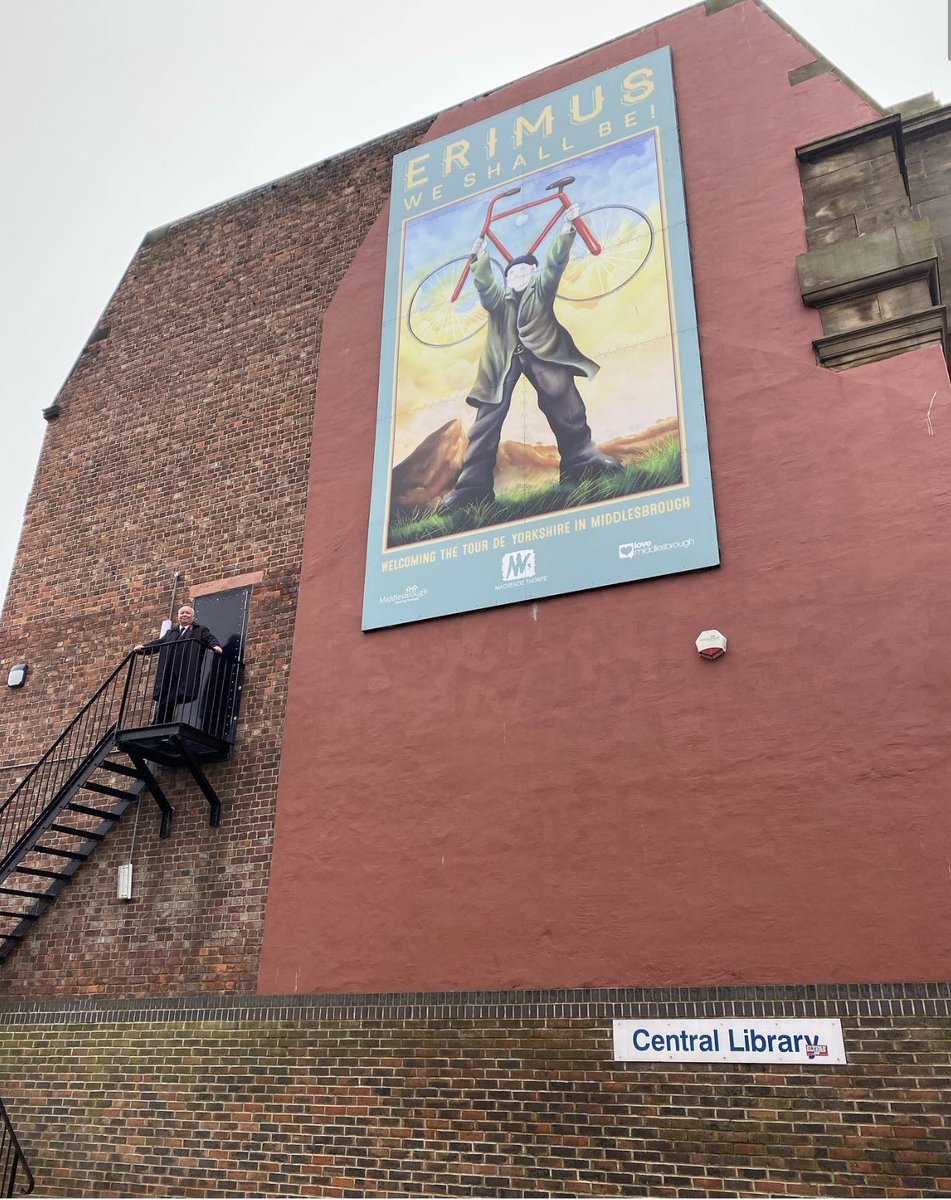 I’m afraid of heights…but proud of this ❤️ #Middlesbrough