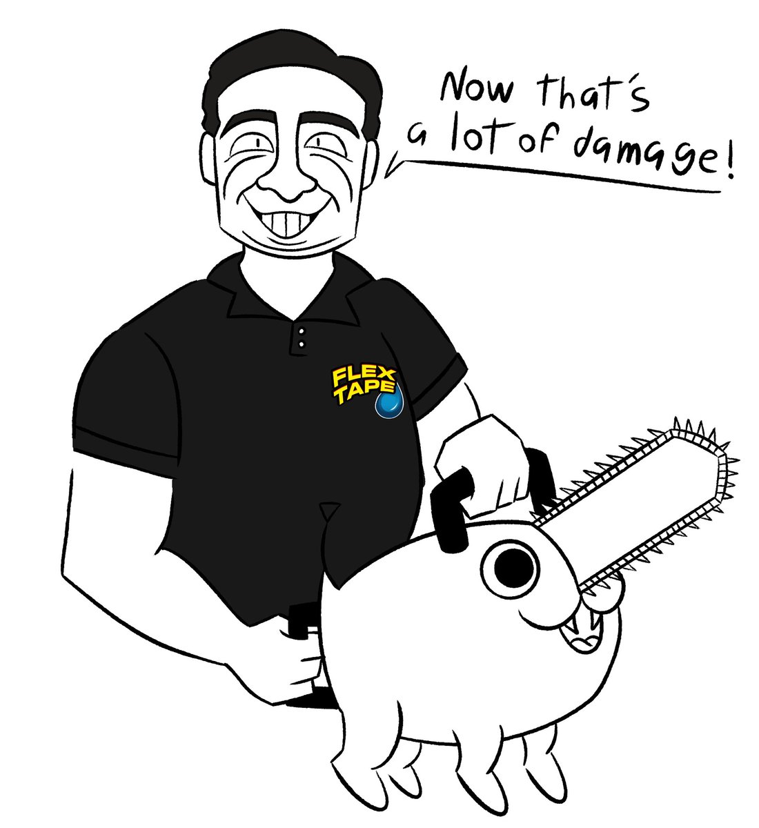 Mr_Specter_'s tweet image. I&apos;m sure someone already made this but Idc 
#chainsawman #philSwift