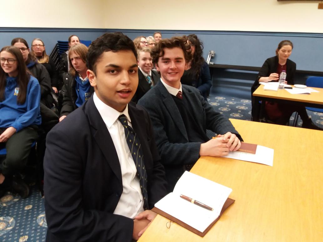CollPatchells's tweet image. Congratulations to Laith and Jamie - into the top 16 schools in Scotland in the Donald Dewar Debating Comp! #distinctlyglenalmond