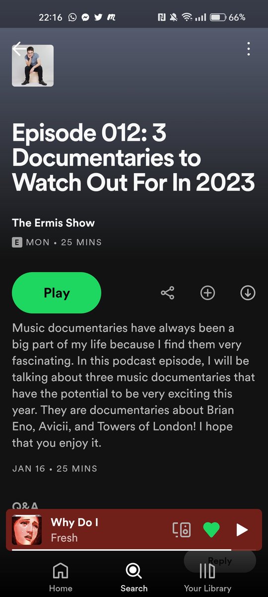 theermisshow's tweet photo. Hello, here is my brand new podcast episode talking about music docs about  @brianeno @TowersofLondon #avicii check it out! https://t.co/AYpNsoqjct