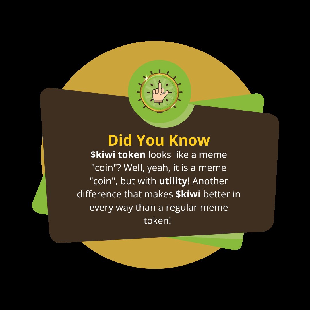 _KiwiToken_'s tweet photo. 🥝❤️‍🔥🥝❤️‍🔥🥝❤️‍🔥🥝❤️‍🔥🥝❤️‍🔥🥝❤️‍🔥
KIWI EDUCATION OF THE DAY
#Kiwi #KiwiToken #BNB #LSC #ApeSwap #Vulcan #LegendarySafuuClub #LegendaryLabs #VulcanBlockchain $Kiwi $VUL https://t.co/bPLtEJAAdB