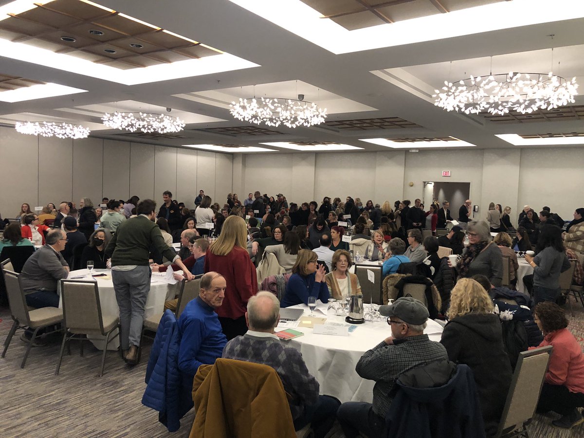 300 and people are still trying to get on. The room is far too small for the French Immersion meeting (not a consultation) in Moncton. <a href="/premierbhiggs/">Blaine Higgs</a>