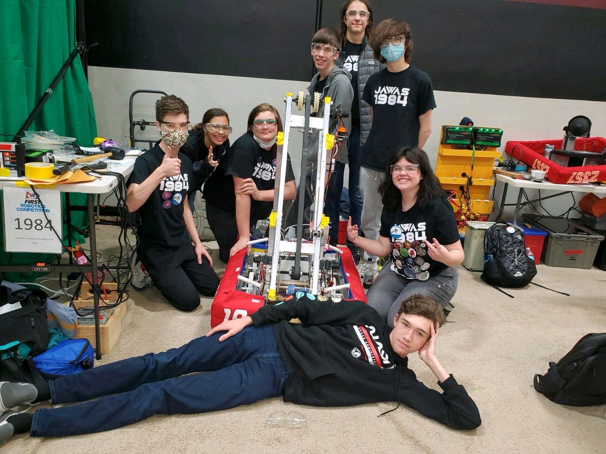 Team 1984 last year at the First Robotics Competition
