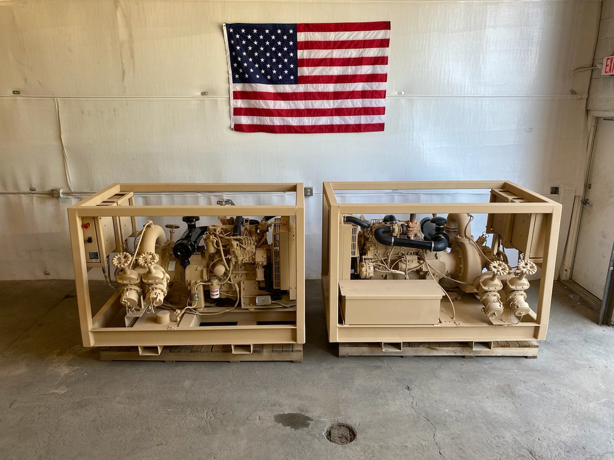Jan ‘22 the <a href="/tjclarkintl/">TJ Clark Intl</a> team was asked to design a special 350 GPM Fuel Pump system for a <a href="/DIU_x/">Defense Innovation Unit</a> project. The pumps were delivered later in spring ‘22. Message us to learn more about how we can assist with your fuel or water pumping requirement. #tothetacticaledge #tacticalfuel