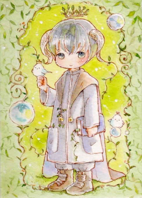 #角好き鬼イラスト2023おはようございます。今日も良い日でありますように^^金曜日ですね 