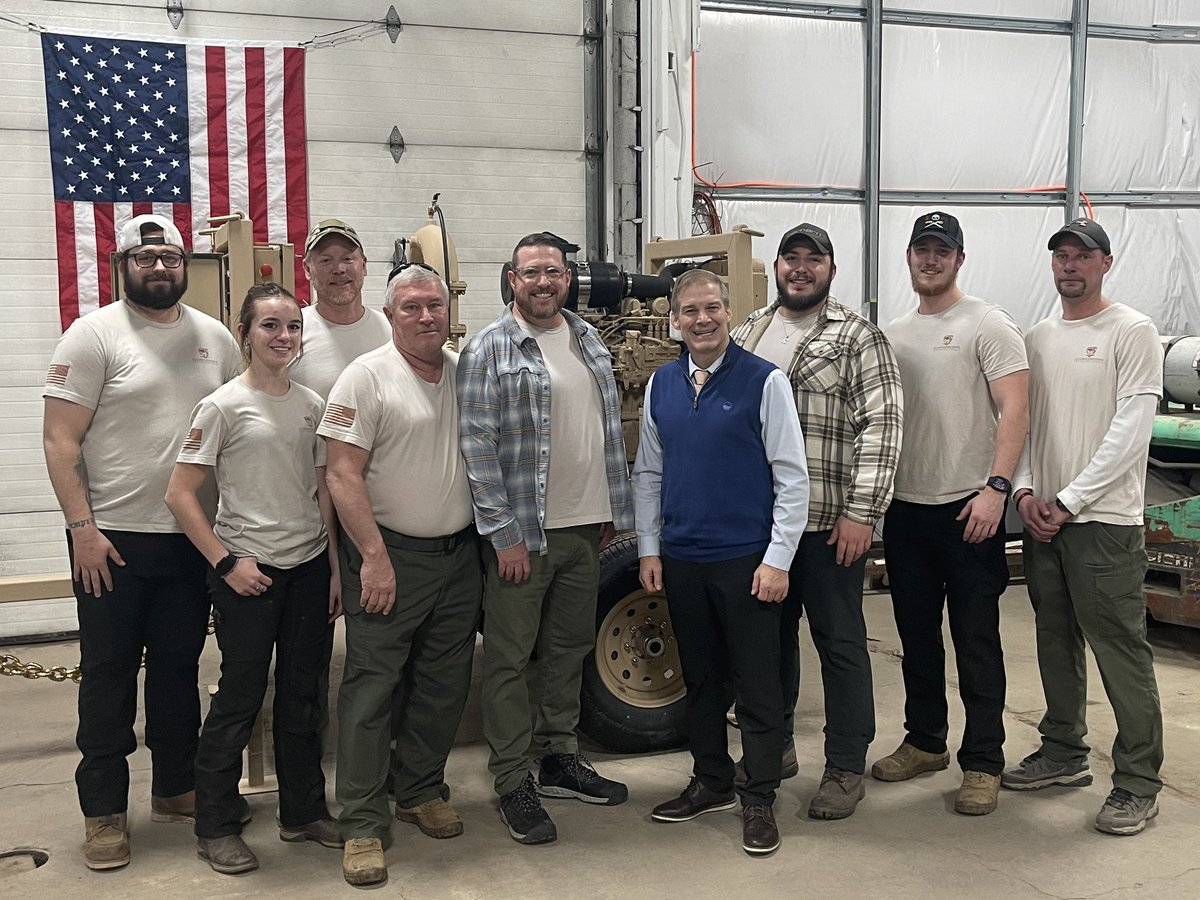 <a href="/tjclarkintl/">TJ Clark Intl</a> is located in the 4th Congressional District here in Ohio. 

Today we hosted our Congressman <a href="/Jim_Jordan/">Rep. Jim Jordan</a> who stopped by to see what <a href="/tjclarkintl/">TJ Clark Intl</a> is working on for the United States Department of Defense. We appreciate his time &amp; great questions.