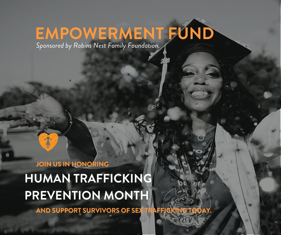 EverstrongOrg's tweet photo. It's #HumanTraffickingPreventionMonth. Join us in supporting survivors of sex trafficking through the Empowerment Fund, which provides survivors grants for career training and education that enable them to follow their dreams and build a future of self-sufficiency and success. https://t.co/TgscZIQoXO