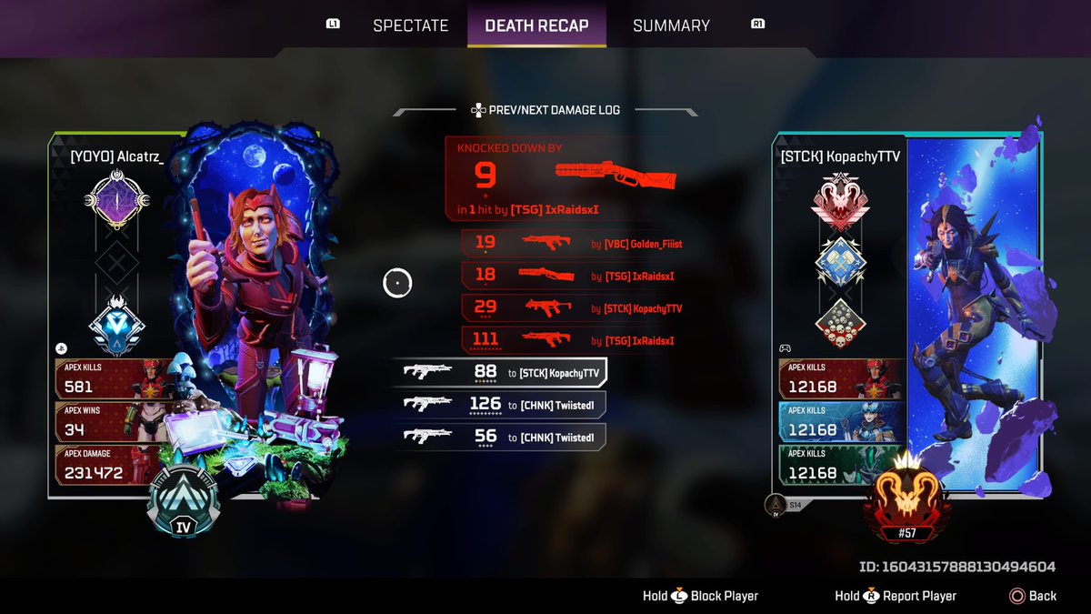 trazzerss's tweet photo. @Respawn I'm Plat 4, both times in these 2 different matches my teammate is Silver 4 and I'm matched against TOP 100 PREDS??? FIX YOUR GAME! https://t.co/fj4ieZ3XIU