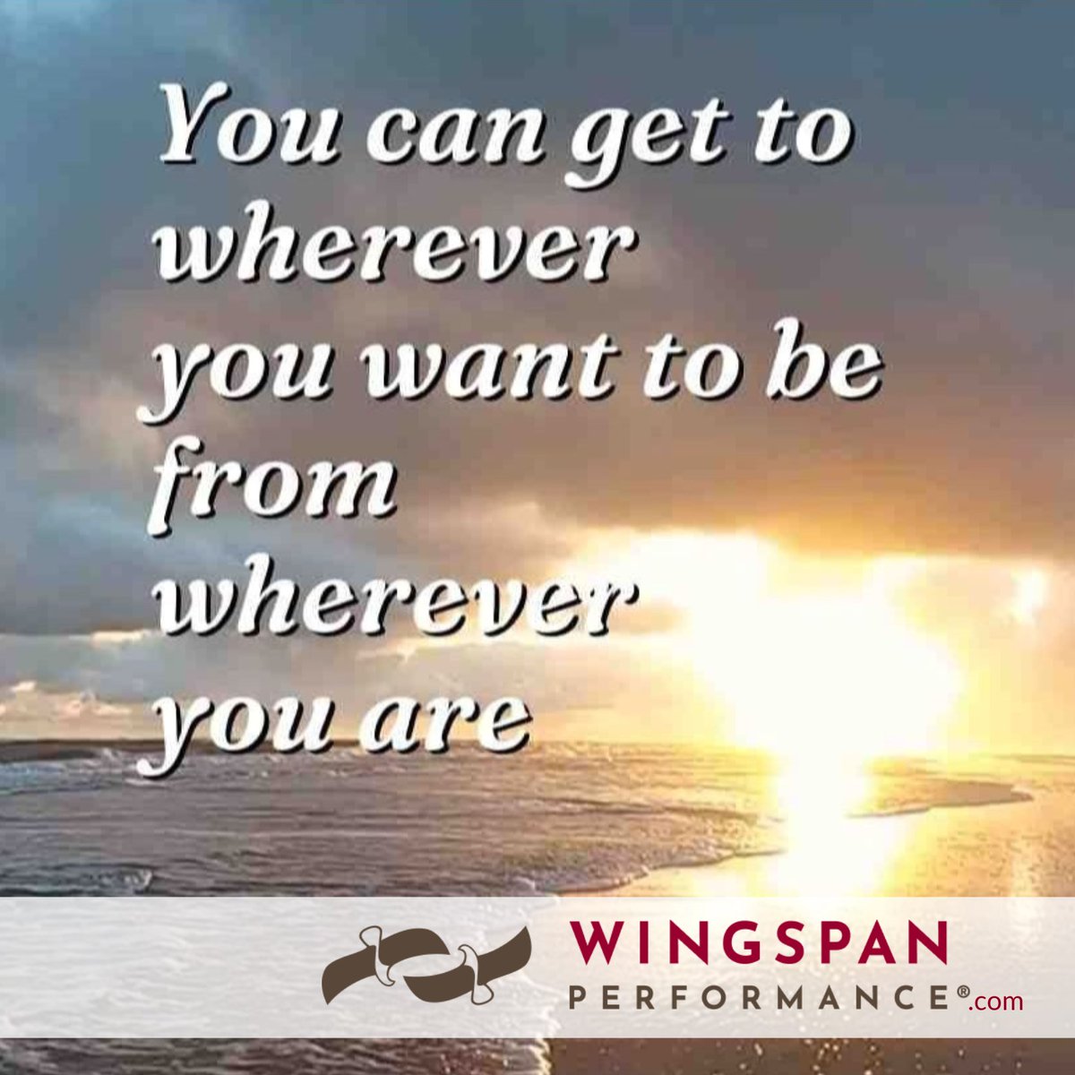 WingspanCoach's tweet photo. You can get to wherever you want to be from wherever you are. 

Wingspan Performance. #Leadership that moves people.  Schedule your free consultation today. #coaching #workshops #teamperformance 

https://t.co/bI2jlMLOgP https://t.co/z7tpKqGUed