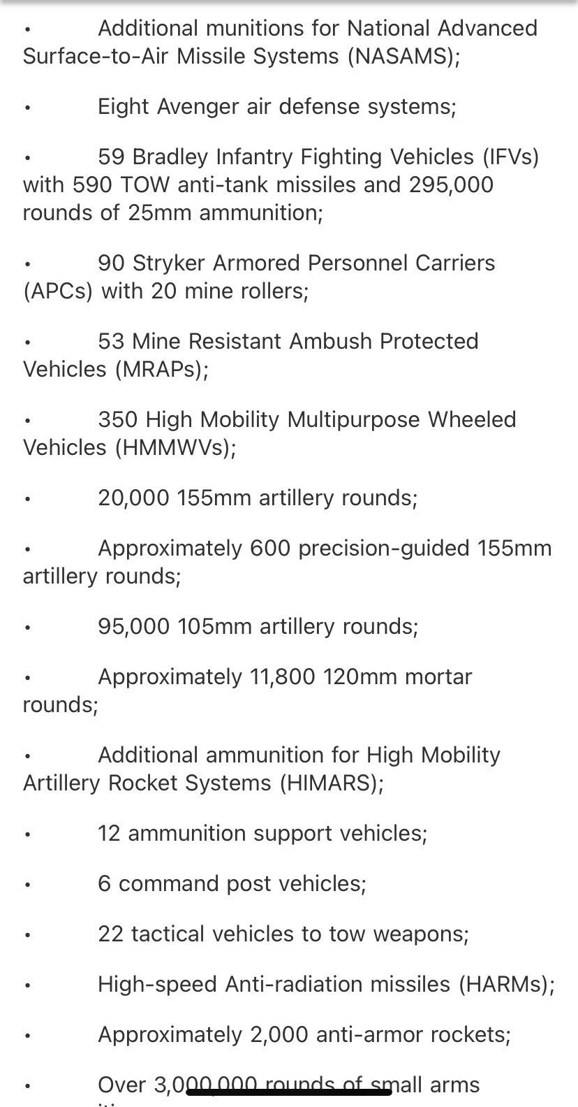 Re: [情報] 美國加碼軍援約25億美元