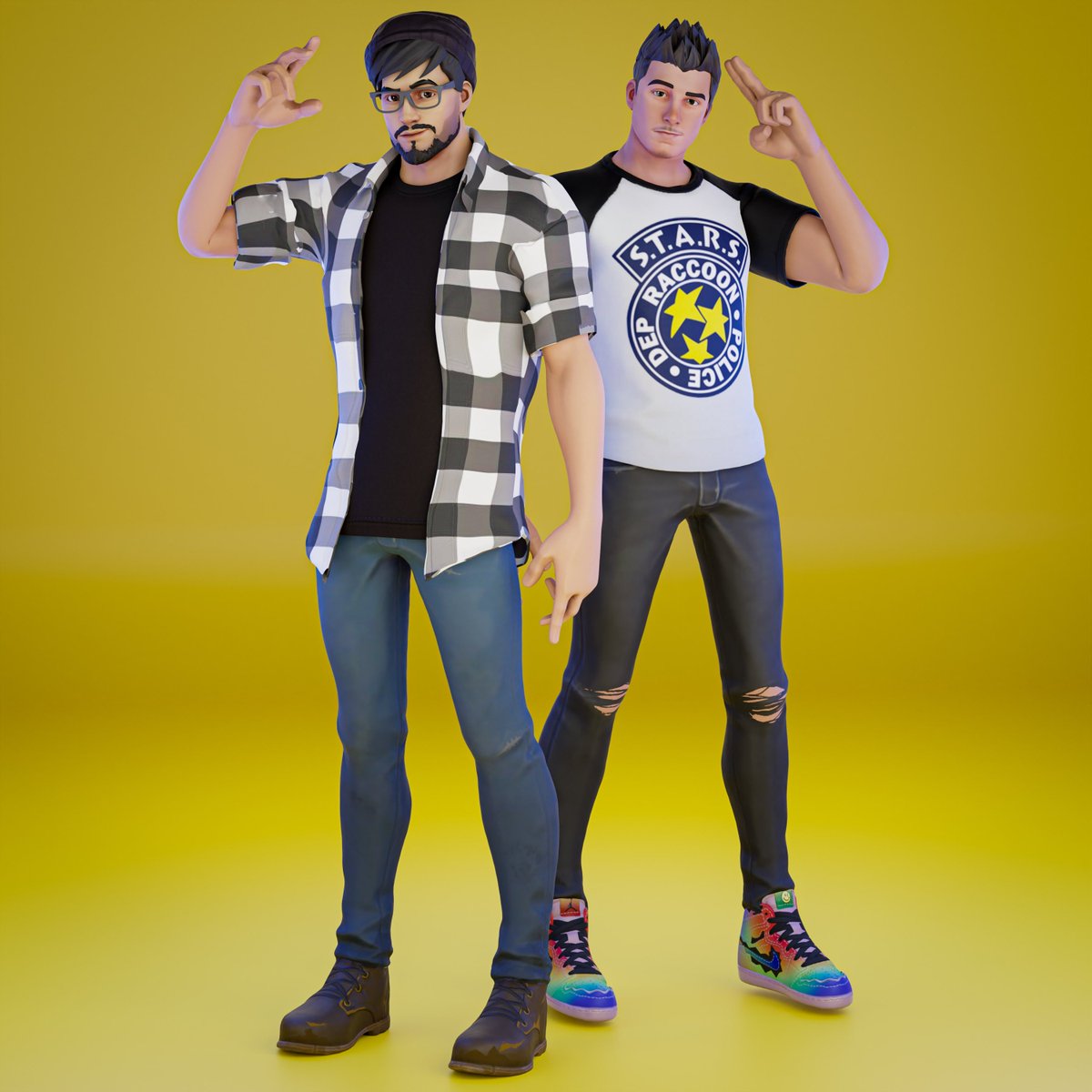 FunkyShowFN's tweet photo. Nosotros somos creadores de contenido de #Fortnite comenzamos en #tiktok nos llamaos #funkyshow y el dia de hoy hemos realizado un concepto de nosotros, esperamos les guste.
#FortniteConcept #FortniteLeaks #FortniteChapter4 #FortniteFanArt #blender #3dart #drift #midas https://t.co/Oqigupc8NO