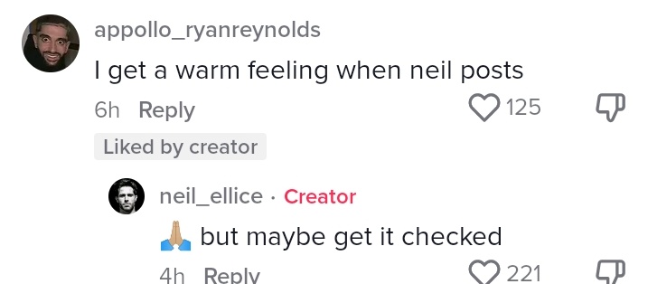 nonbinaryclown's tweet photo. Live laugh love Neil Ellice https://t.co/bosGXcQR01