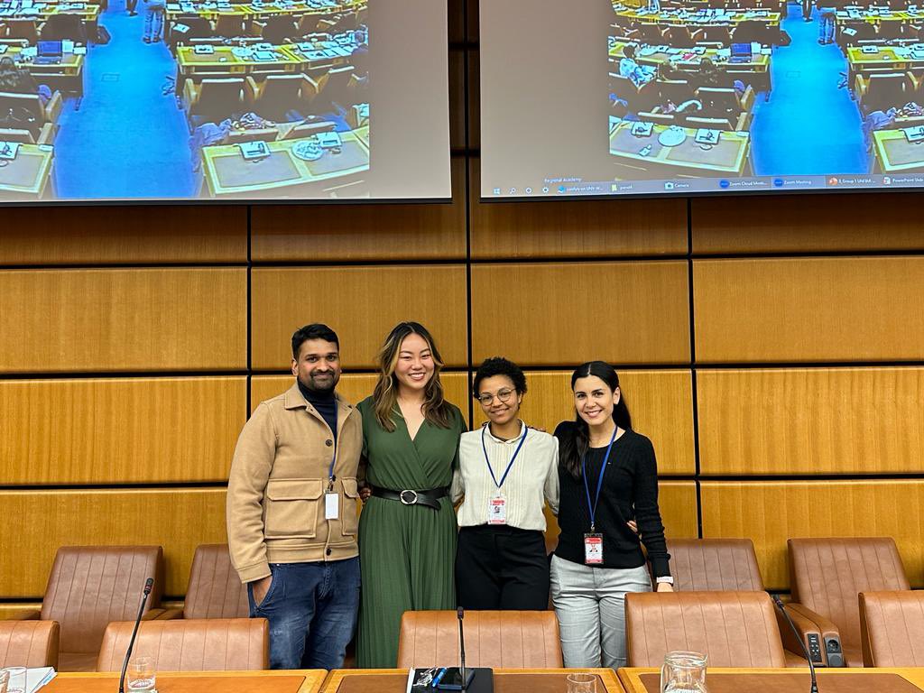 Today, at the @UN in Vienna, it was my pleasure to present the results of a research conducted, along with 3 talented colleagues, as part of the @RegionalAcademy 2022 🇺🇳

The research aimed to test the implementation of the #TripleNexus (HDP)

Thank you @BBatware & @RmnHoffmann