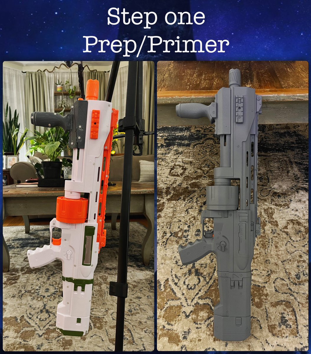 Onto my next Nerf Infinite prop build… The Bulldog!!!! Got this bad boy all prepped/primered and ready for base coats!!! 

Stay tuned Spartans…

#haloart #haloprop #weaponprop #halonerf #nerf  #haloinfinite #halocosplay #bulldog #halobulldog #haloshotgun #haloshotty