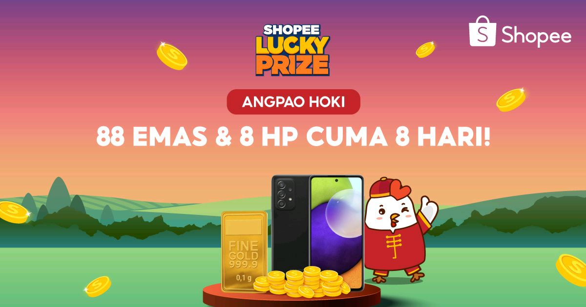 GueJohaan's tweet photo. Pakai Token Gratis-mu untuk Lengkapi Koleksi Angpao Hoki dan Dapatkan Kesempatan Menang Emas, HP Samsung, atau Koin Shopee! https://t.co/G84MRkOiFG https://t.co/kHkrssngWF