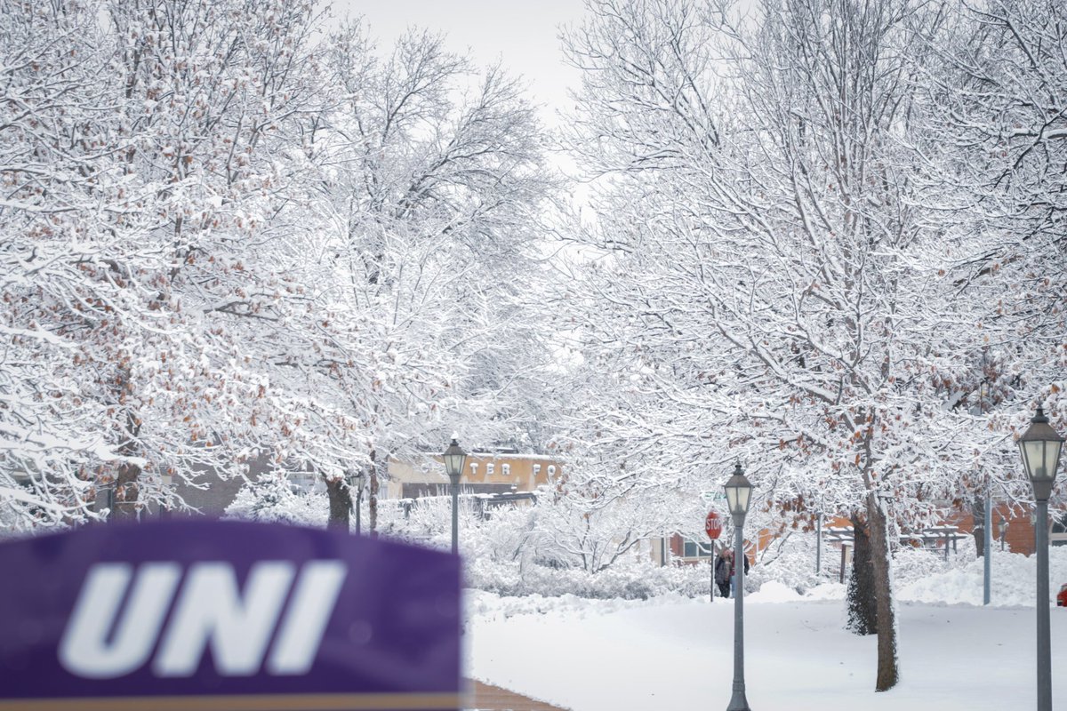 northerniowa's tweet photo. ❄️💜 https://t.co/xiJzWYarQC