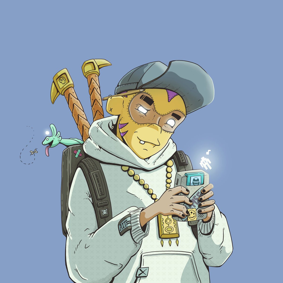 Wanted to give a shout out to <a href="/SCUMSOL/">SCUM</a> and <a href="/MySlimes_/">My Slimes</a> for this latest piece. When I saw Zeke, I just had to go for it. This is me in High School many years ago. Happy to be apart of this amazing project.