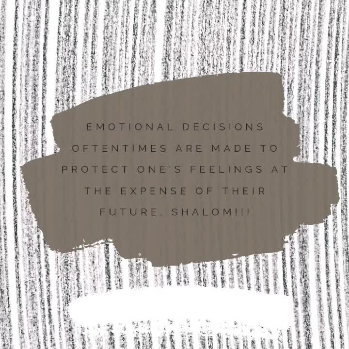 Life_nAbundance's tweet image. Emotional decisions oftentimes are made to protect one's feelings at the expense of their future. Shalom!!! #walkinwisdom #pastormelvinjackson instagr.am/p/CnnUnuOLBtb/
