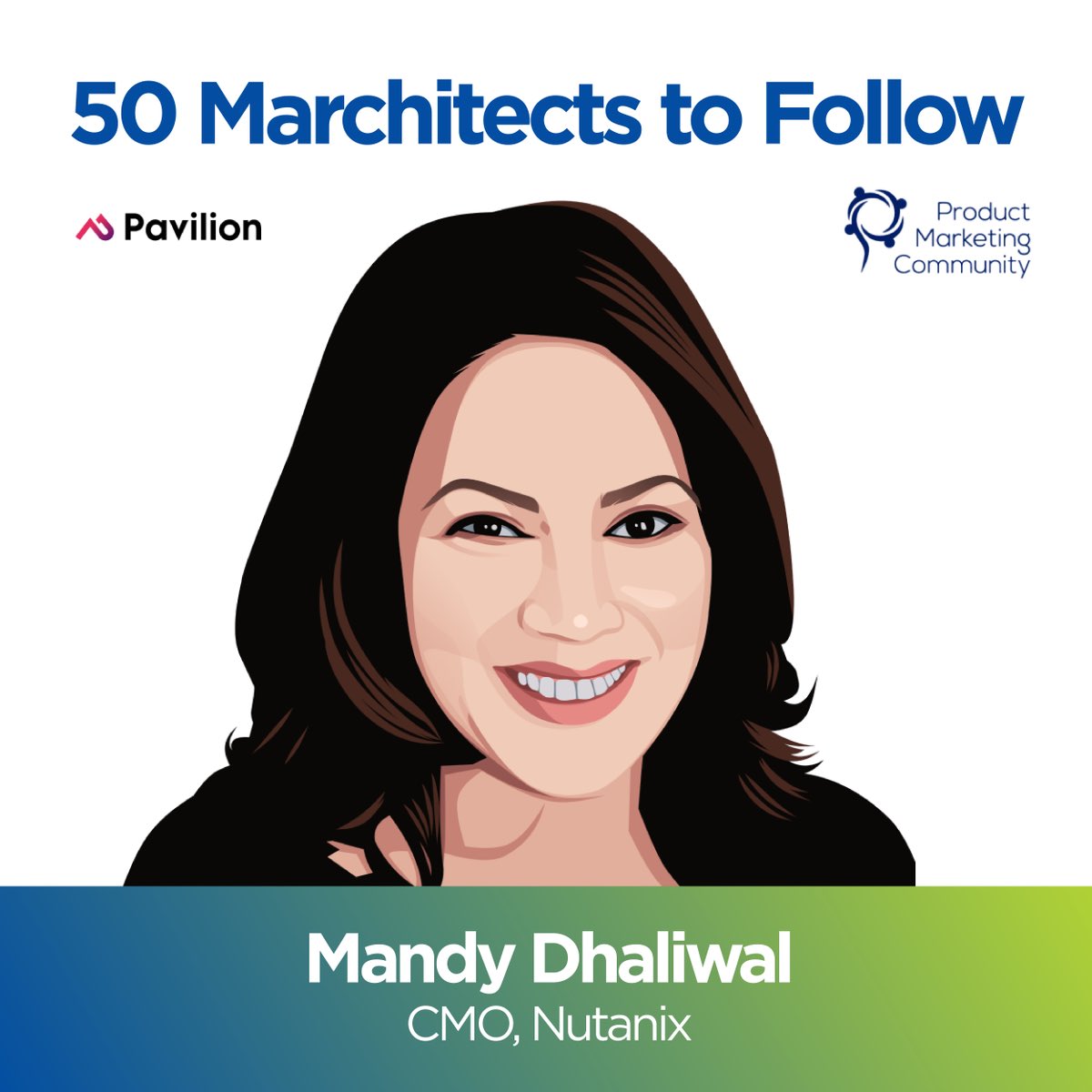 We’re thrilled to see #Nutanix CMO <a href="/1MandyDhaliwal/">Mandy Dhaliwal</a> recognized as one of <a href="/Join_Pavilion/">Pavilion</a> and <a href="/prdmktgcomm/">Product Marketing Community</a>’s 50 Marchitects influencing the industry! 

Check out the full round-up of marketing leaders here: bit.ly/3iGaeIt #LifeAtNutanix