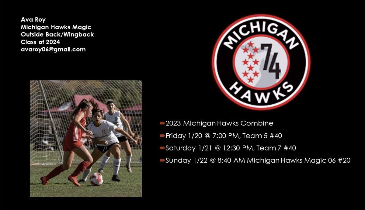 Roy20Ava's tweet photo. Almost time⏰🚨 Can’t wait for this weekend! @Michigan_Hawks https://t.co/SnpndAofqU