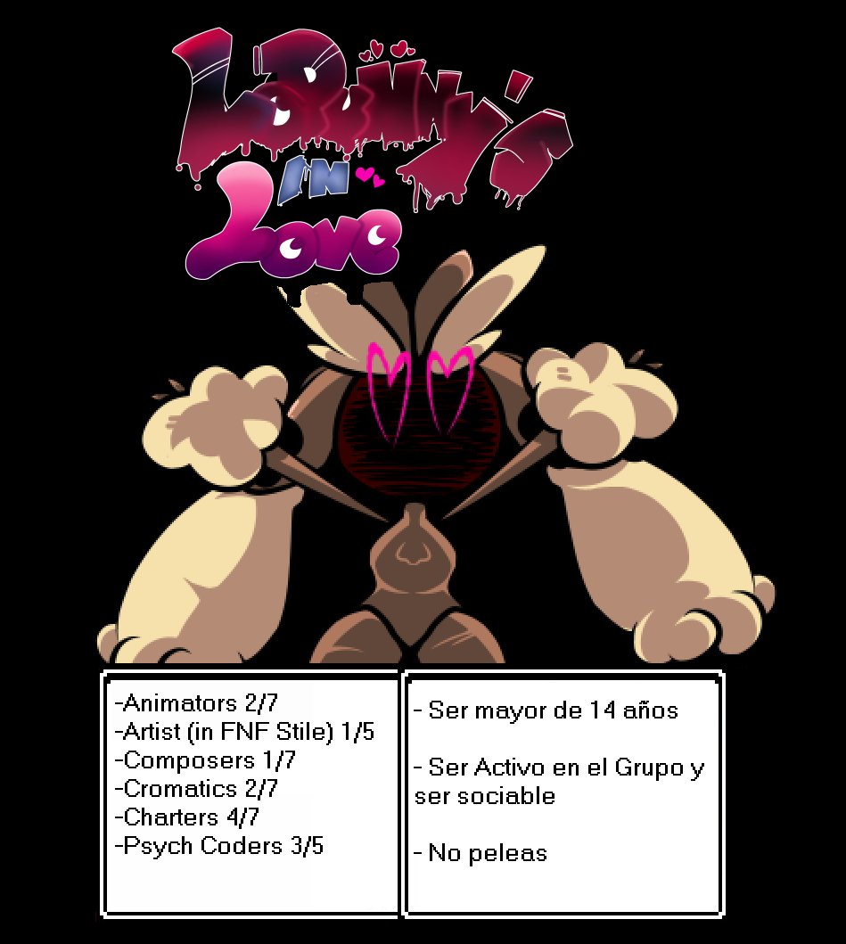 FunkLoverDev's tweet image. Lopunny's in Love🐰🎤

Necesita Personal Nuevamente🤦‍♀️ 
hemos tenido problemas así que estas de suerte✨ 

Si quieres participar en el Mod Comunícate con: @MeytachZ Pingeale oh háblale al Priv📝

@FNFNewsAnnounc1 @FNFNewsEsp @FNFnewsespanis #fnfmods #fnf #fnfvslopunny #fnflullaby