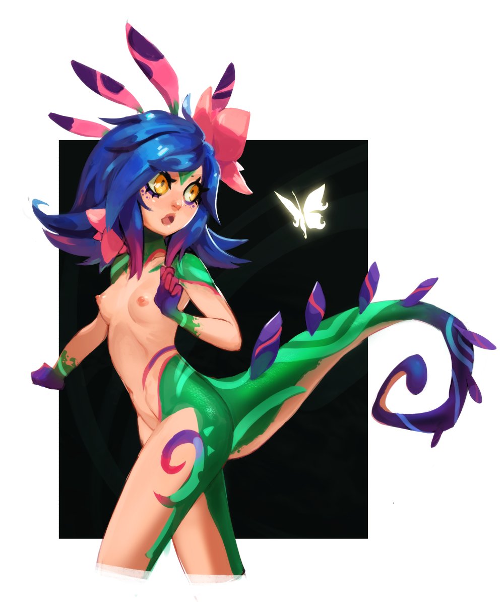 javehorny's tweet photo. I like to think that Neeko goes around naked most of the time https://t.co/NpmXp9648o