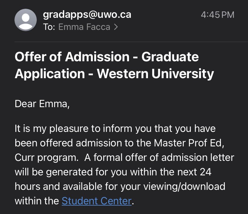 EmmaFacca's tweet photo. Six years and two degrees? Not enough. #MastersBound ๐โ๏ธ https://t.co/Y7WCTJ5UBB