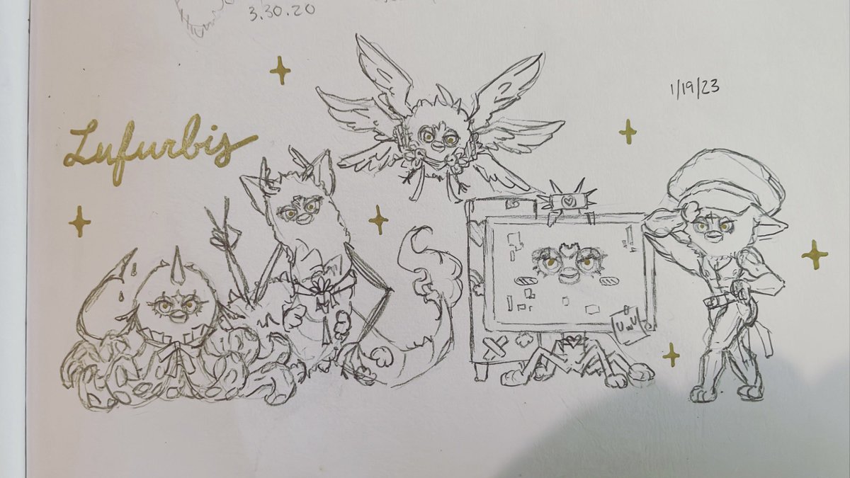 neri_asyati's tweet photo. Furbies🥰🥰🥰
#Lufynis #Nerillust #KisekiPaint https://t.co/5hk1LPORac