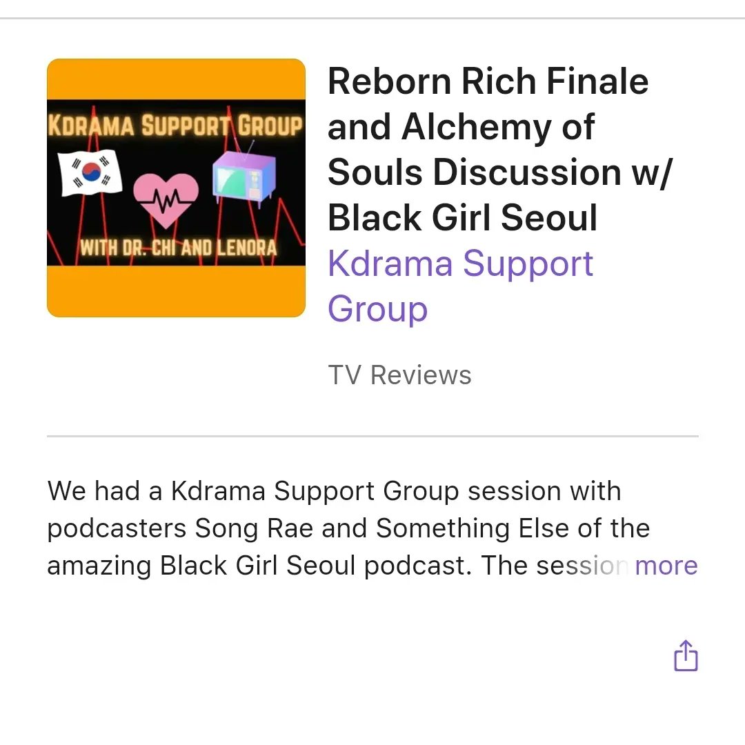 KdramaSpprtGrp's tweet photo. 🖥🇰🇷You 👀?👨🏻⏳💴💁🏻‍♂️#RebornRich? or👦🏻⚔👩🏻#AlchemyOfSouls? 
Listen #KdramaSupportGroup's collab #podcast We @chinyereosuji @Lenora_Loupe reviewed #RebornRich finale w/ #Songrae &amp; #Somethingelse of @BlackgirlSeoul 
👩‍💻Visit https://t.co/xjGRKEMU6k.

https://t.co/5fXbZDtYan  #kdramas https://t.co/2xJZ41oPh3